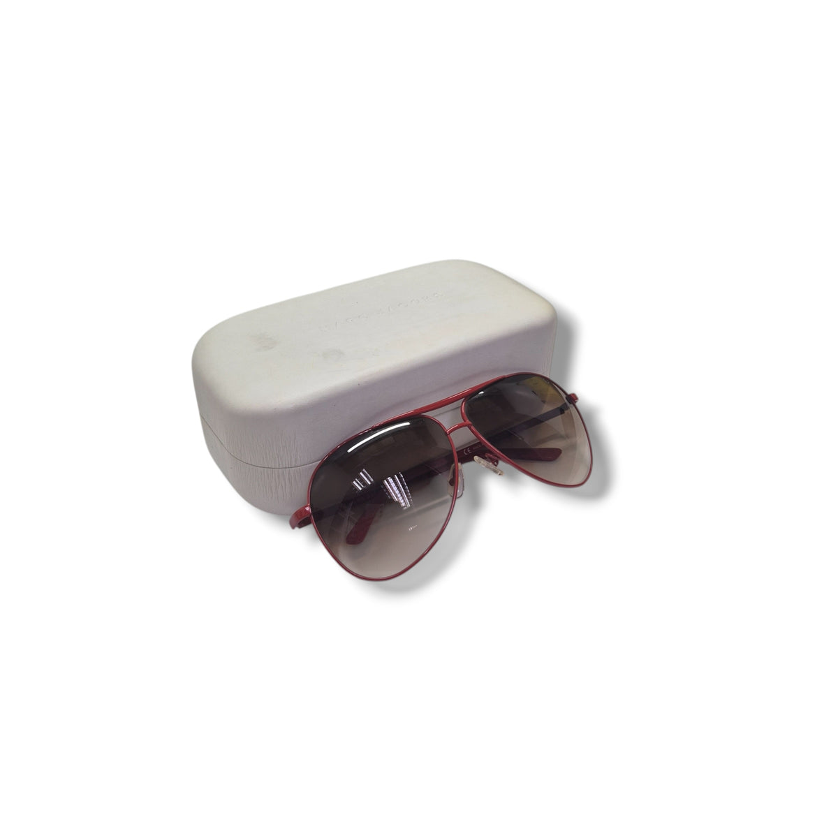 Marc Jacobs Aviator Sunglasses  (Red)
