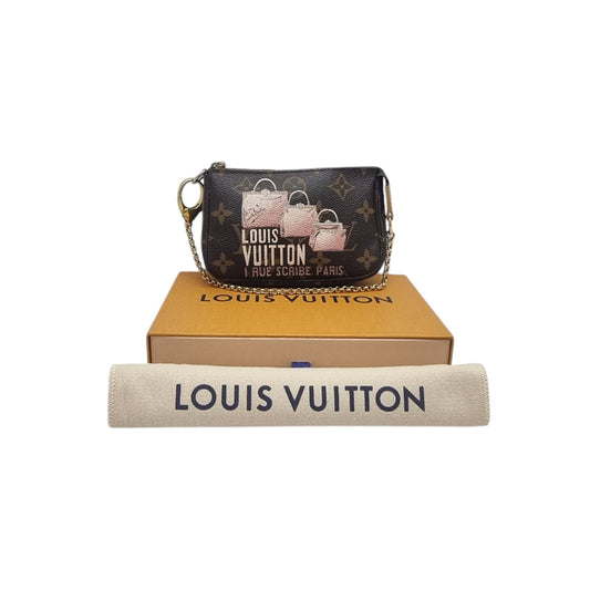 Louis Vuitton Pochette Mini Accessories Trunk Monogram Ghw