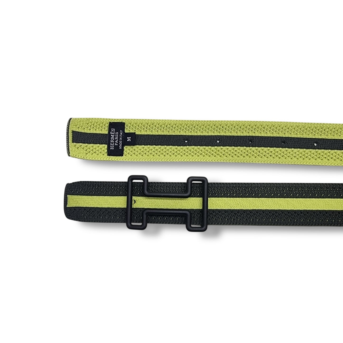 Hermes Tonight Color Belt Buckle & Reversible Team Band (Greenish Grey)