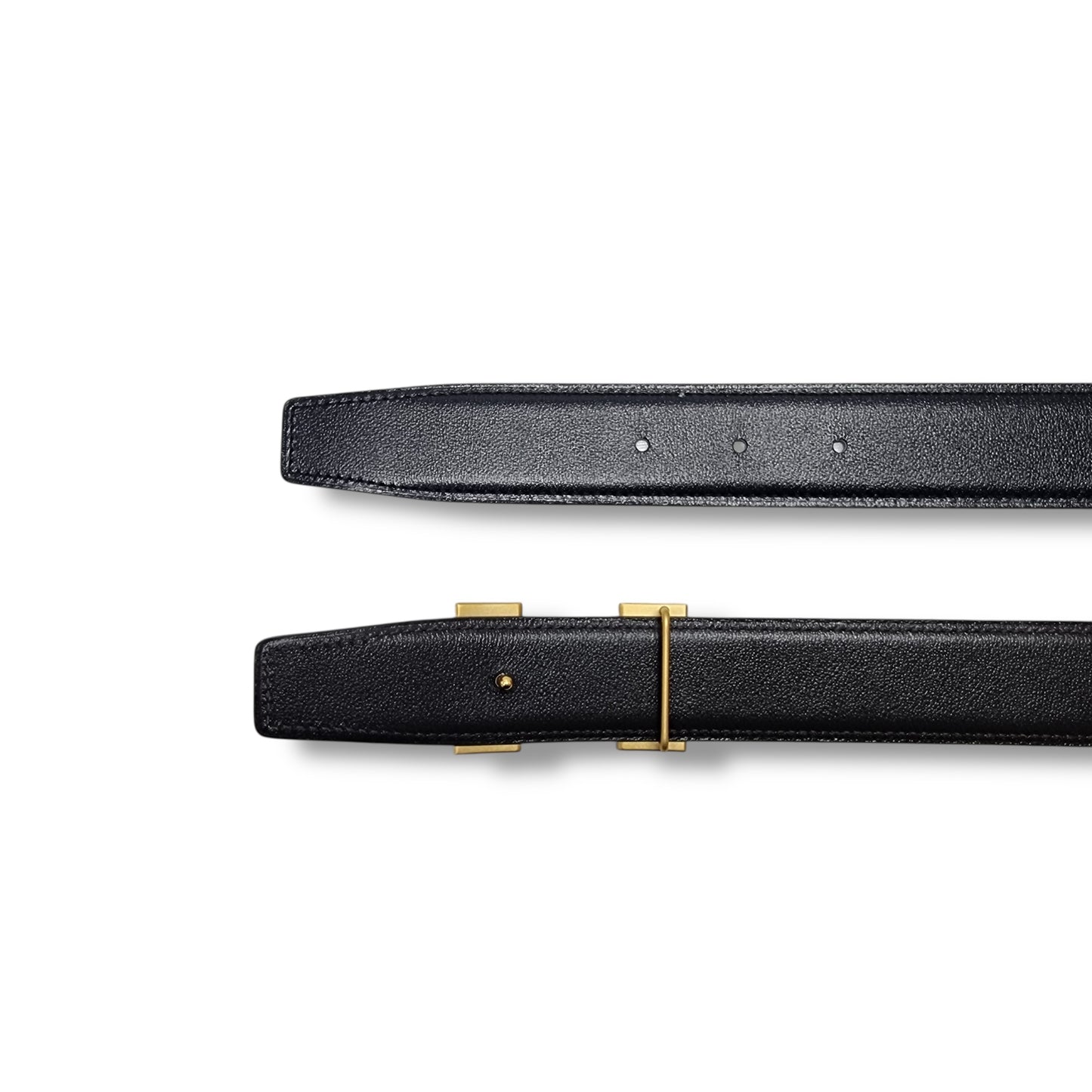 Hermes Constance Reversible Belt Leather Ghw (Black/Brown)