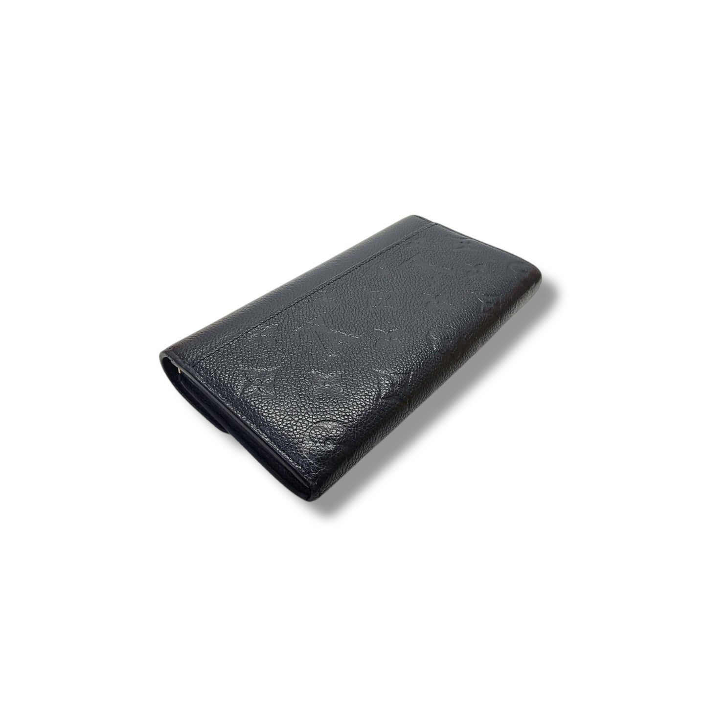 Louis Vuitton Sarah Wallet Monogram Empriente Black Ghw