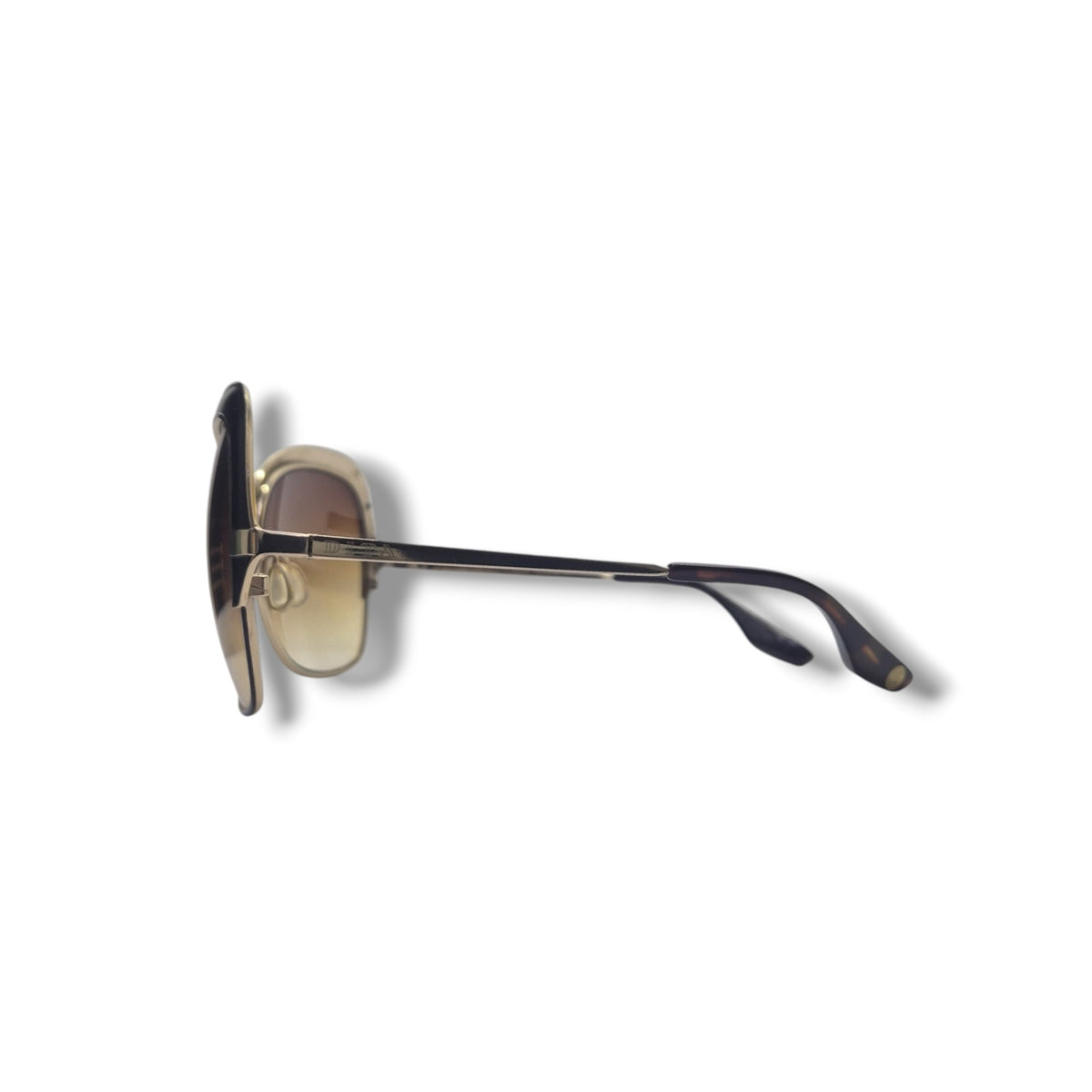 Dita Marseilles Sunglasses (Satin Dark Brown/Champagne Gold)