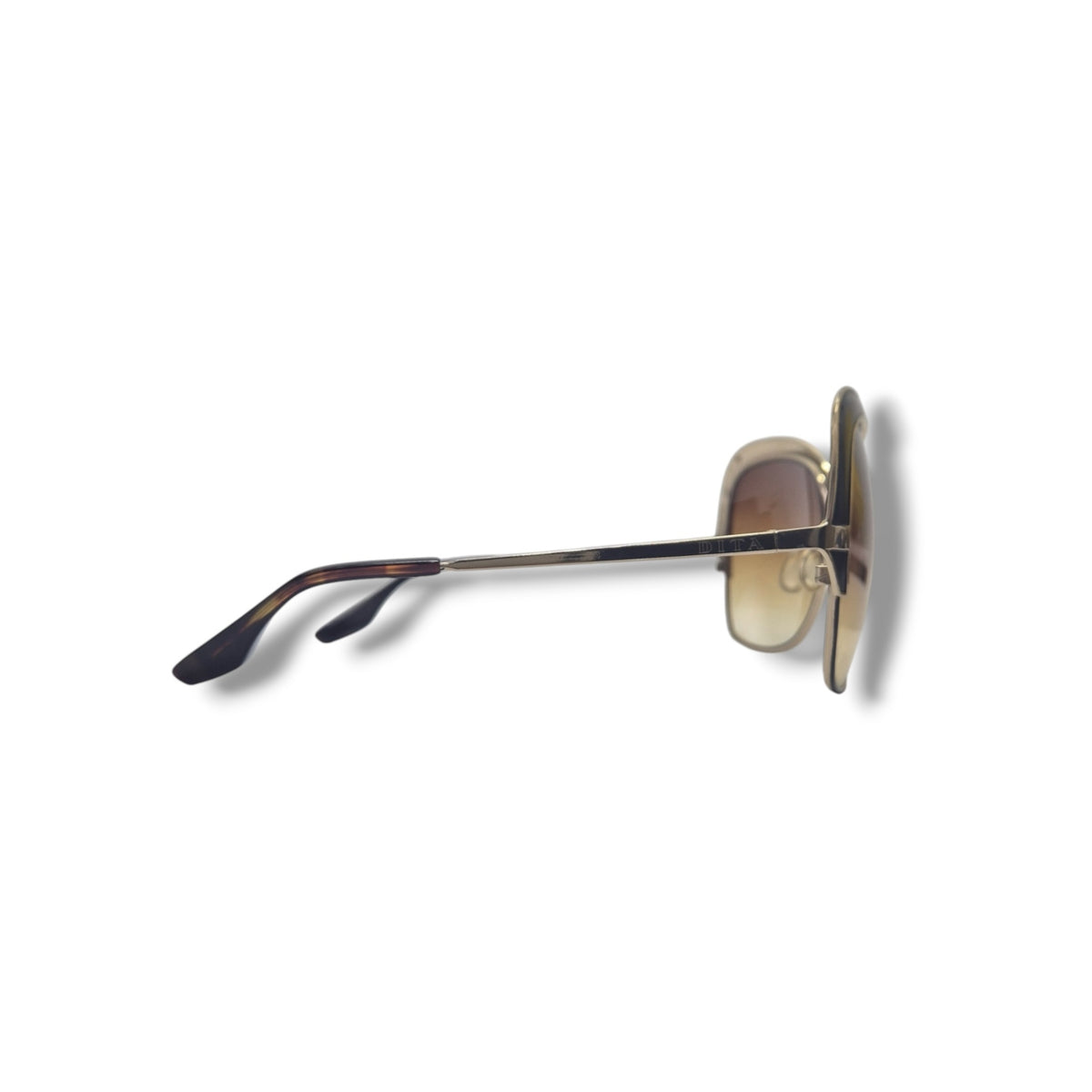 Dita Marseilles Sunglasses (Satin Dark Brown/Champagne Gold)