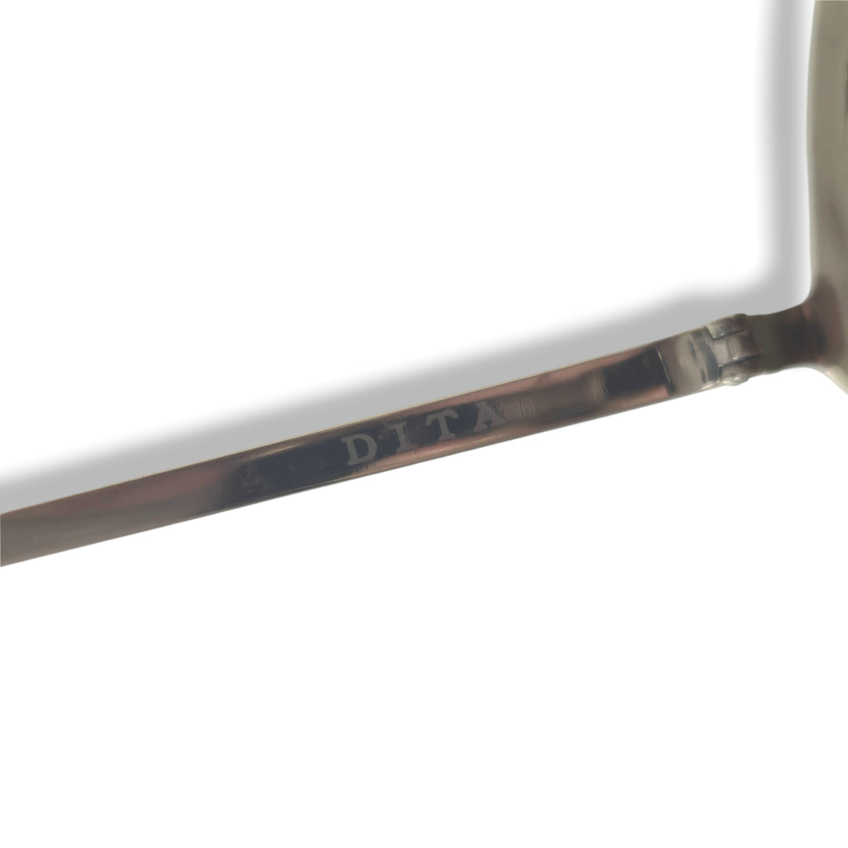 Dita Marseilles Sunglasses (Satin Dark Brown/Champagne Gold)