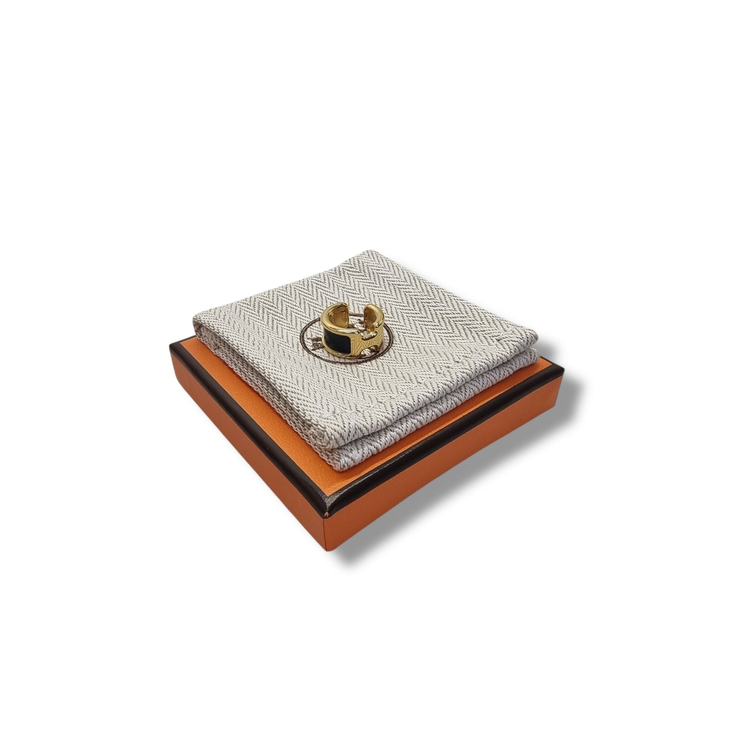 Hermes Olympe Ear Cuff Ghw (Black)