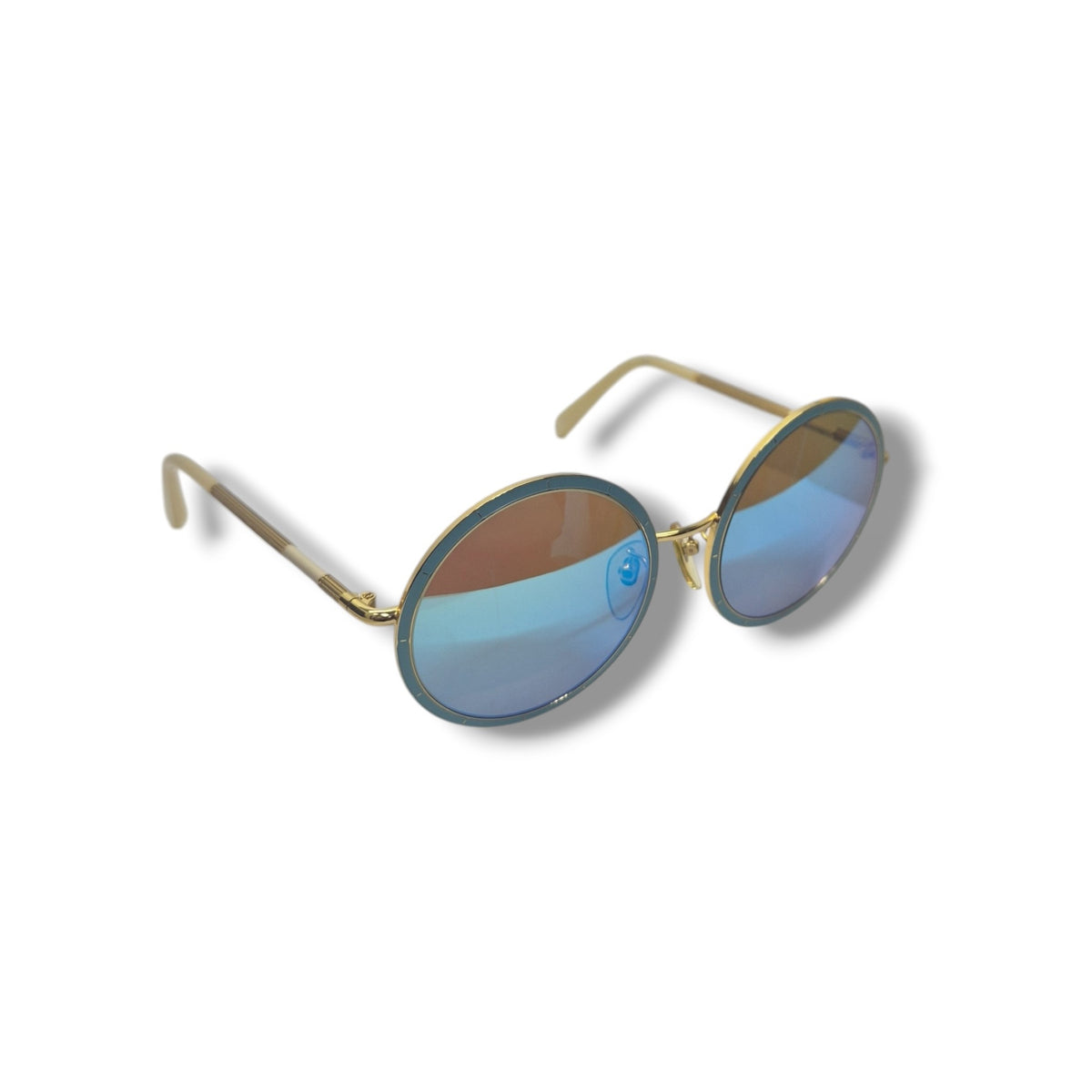 Irresistor Popstar Sunglasses ( Sky Blue/Gold)