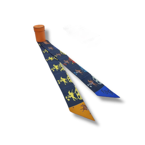 Hermes Twilly 100% Silk (Multicolor)
