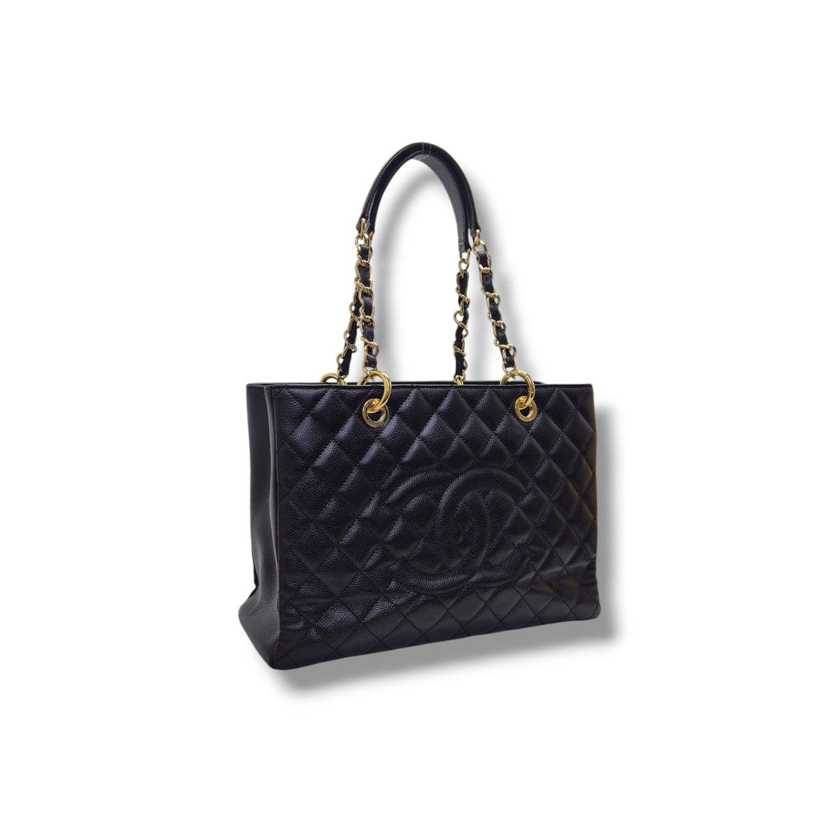 Chanel GST Caviar Ghw (Black)