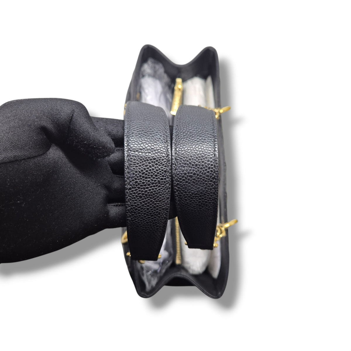 Chanel GST Caviar Ghw (Black)