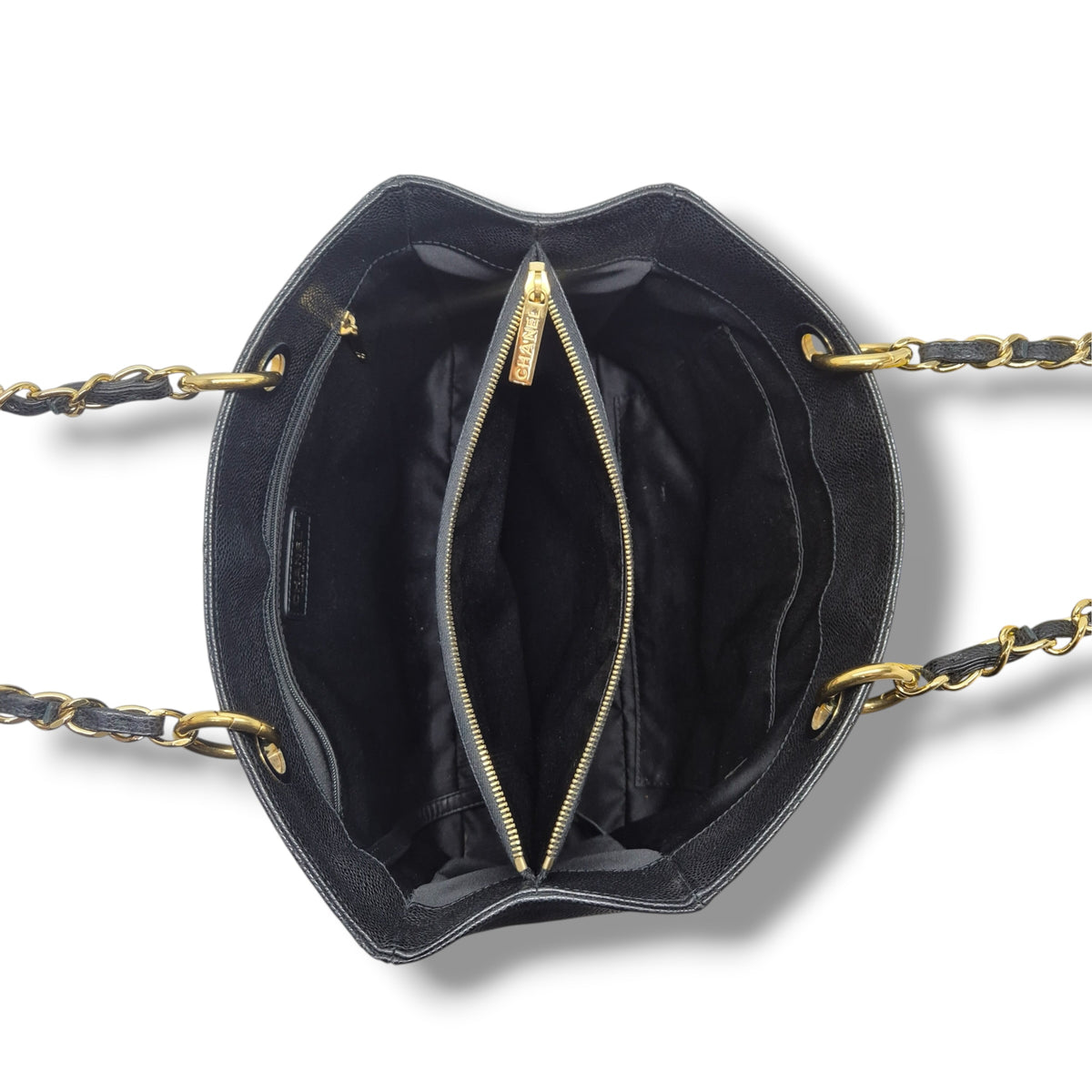Chanel GST Caviar Ghw (Black)