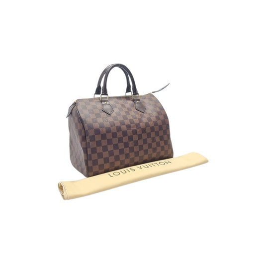 Louis Vuitton Speedy 30 Damier Ebene Ghw