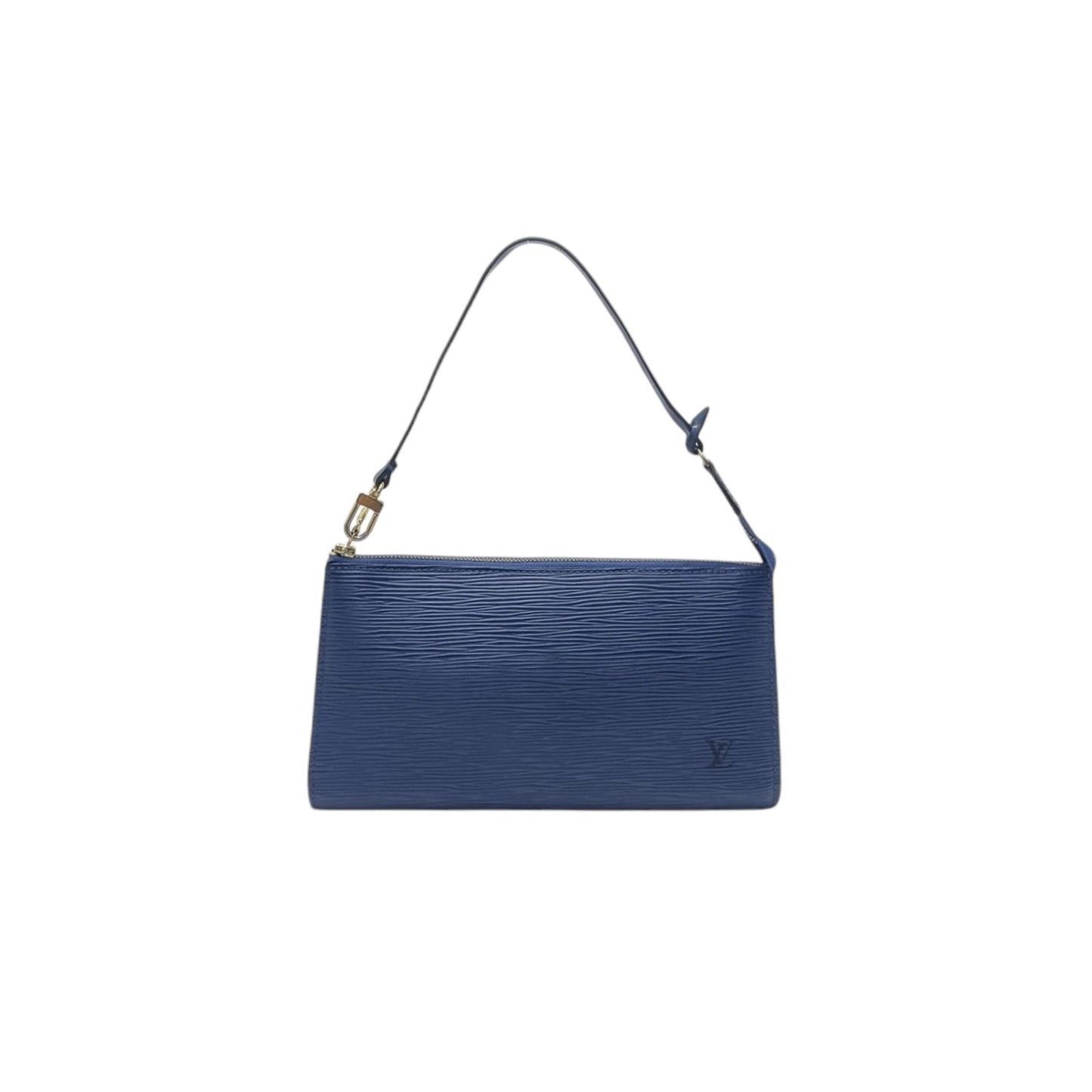 Louis Vuitton Pochette Accessories Epi Blue Ghw