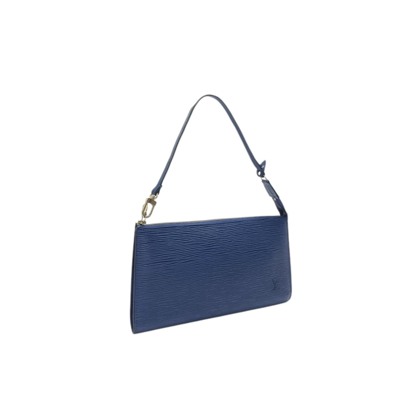Louis Vuitton Pochette Accessories Epi Blue Ghw