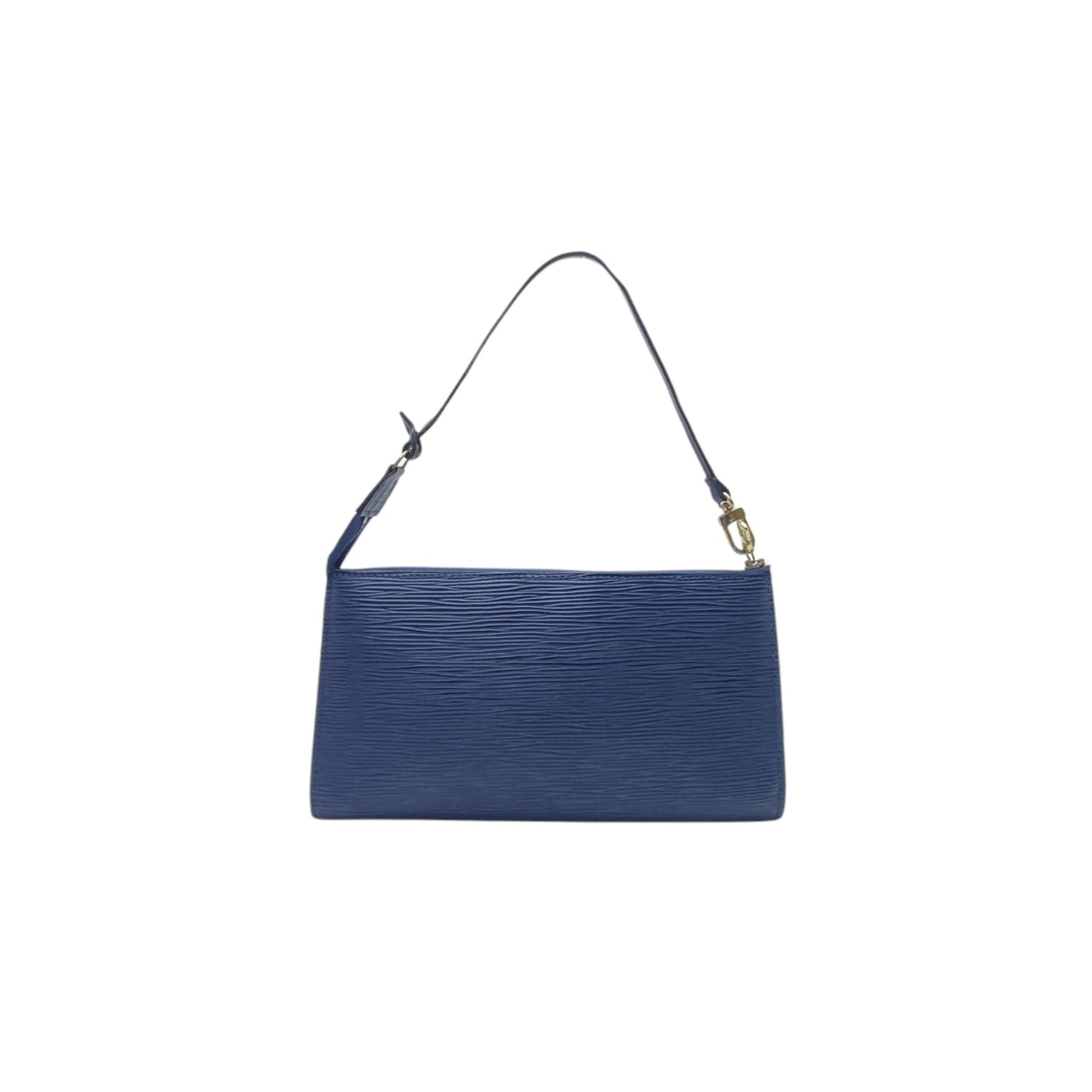 Louis Vuitton Pochette Accessories Epi Blue Ghw