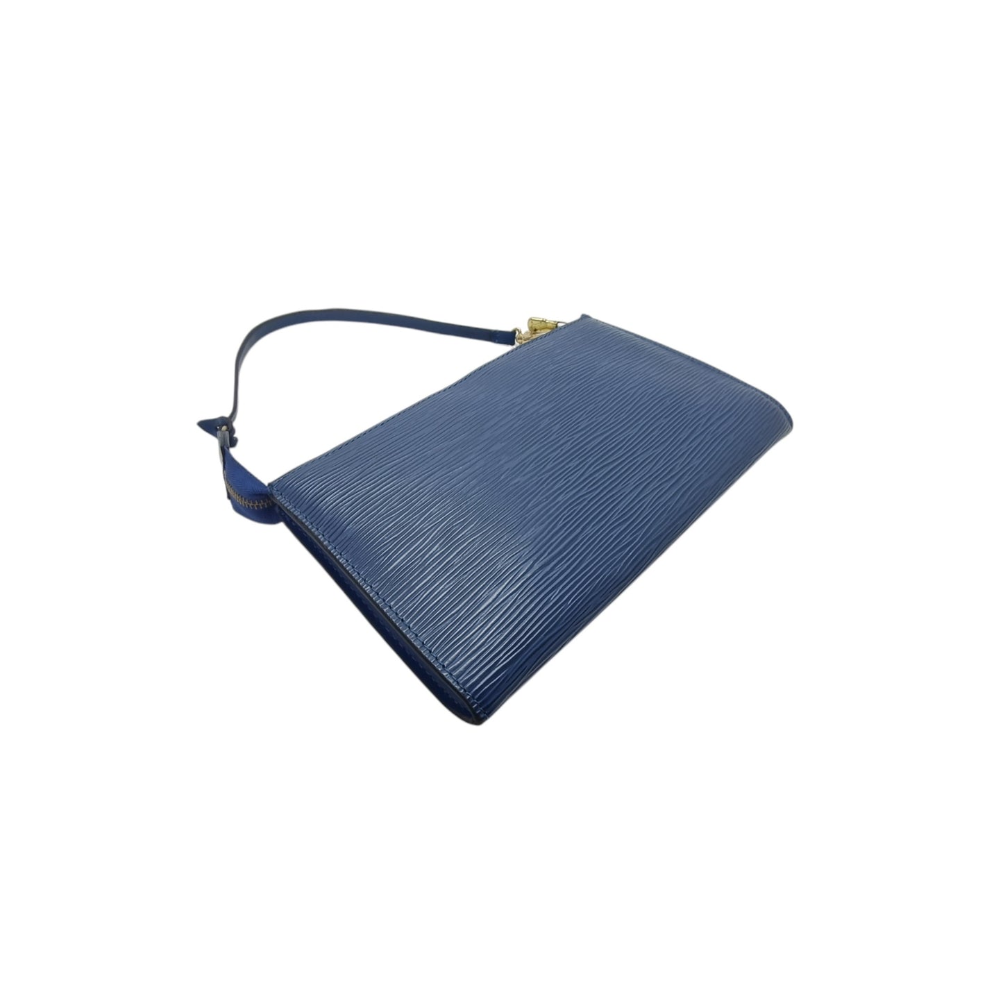 Louis Vuitton Pochette Accessories Epi Blue Ghw