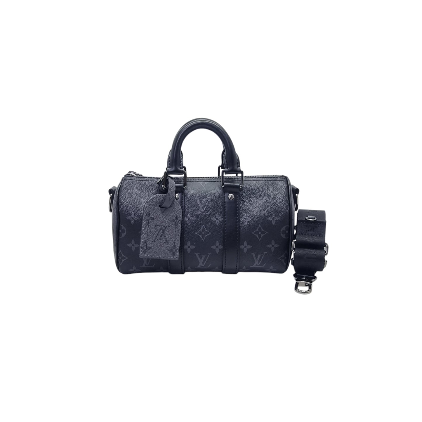 Louis Vuitton Keepall 25B Monogram Eclipse Reverse Phw