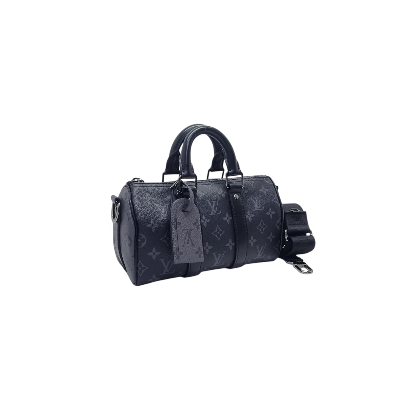 Louis Vuitton Keepall 25B Monogram Eclipse Reverse Phw