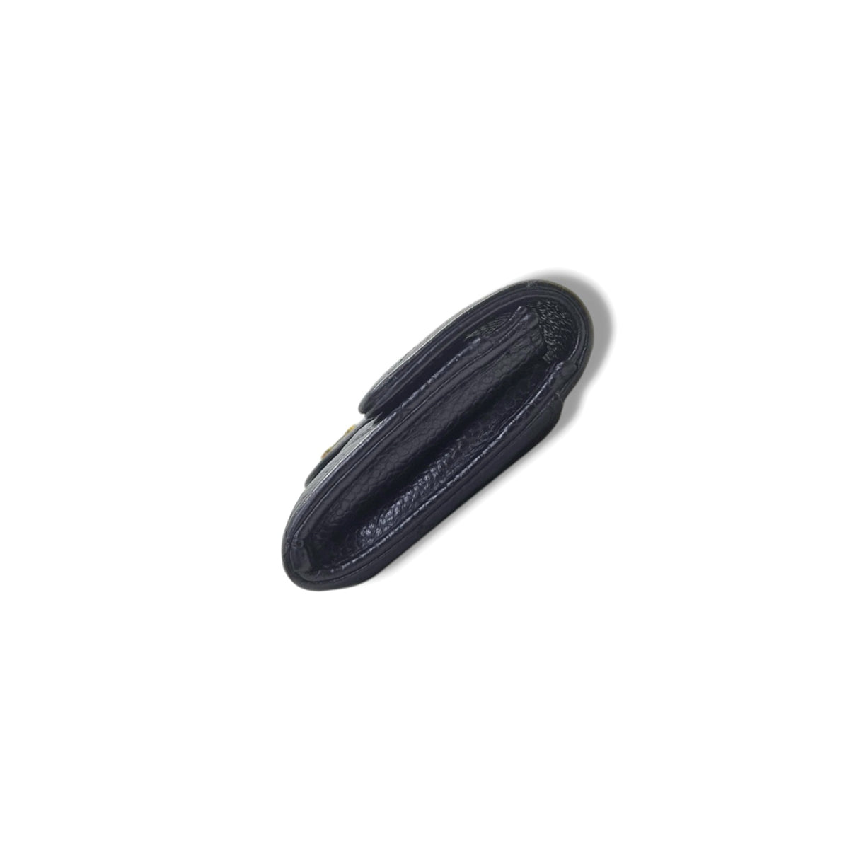Chanel Card Holder Classic Flap Caviar Ghw (Black)