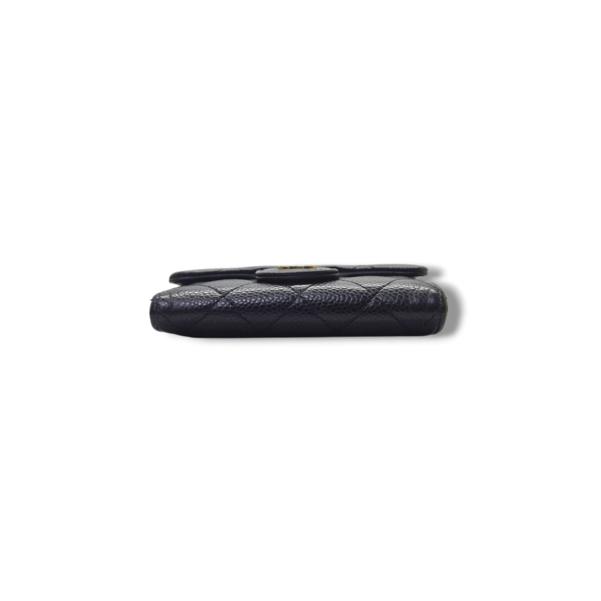 Chanel Card Holder Classic Flap Caviar Ghw (Black)