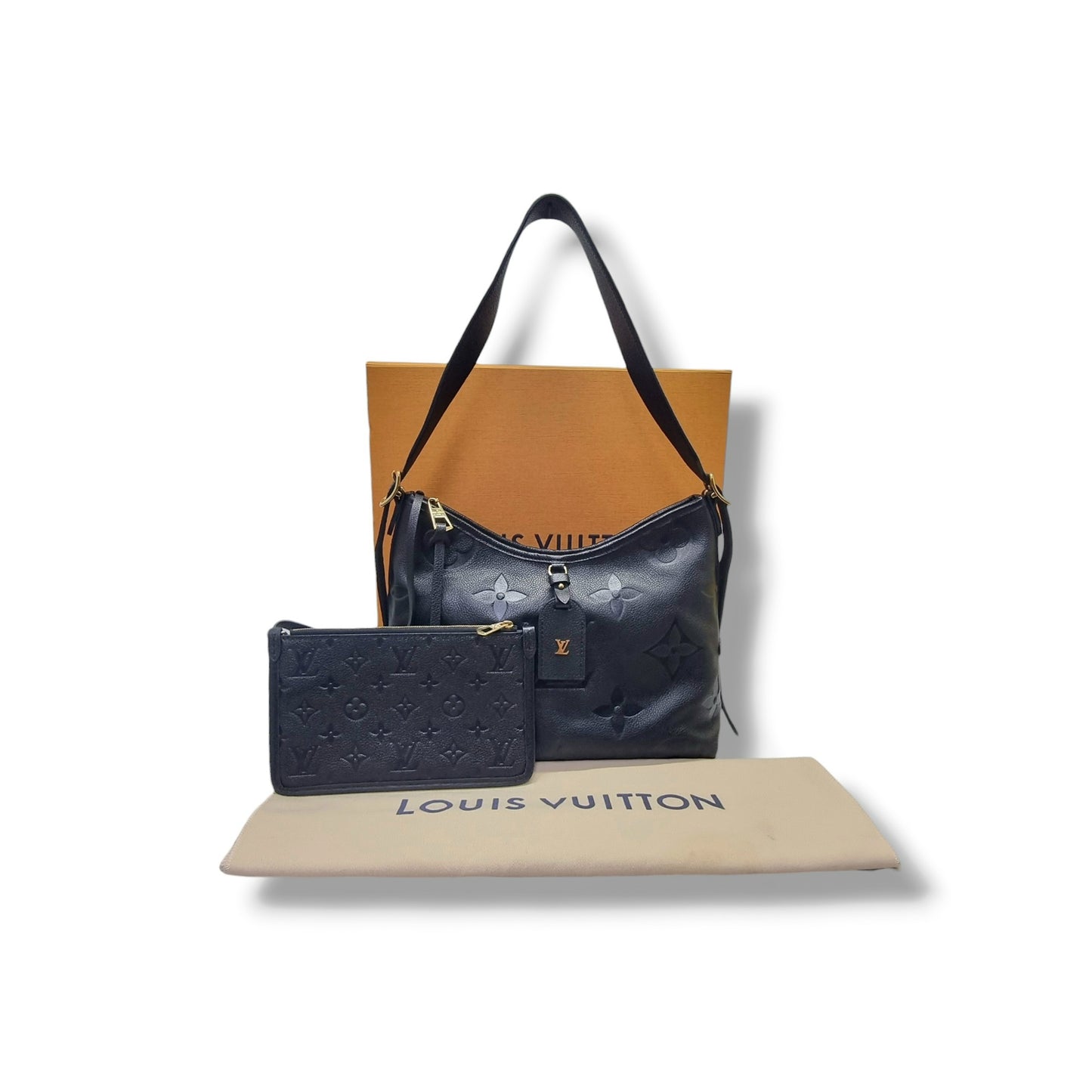 Louis Vuitton CarryAll PM Monogram Empriente Ghw (Black)