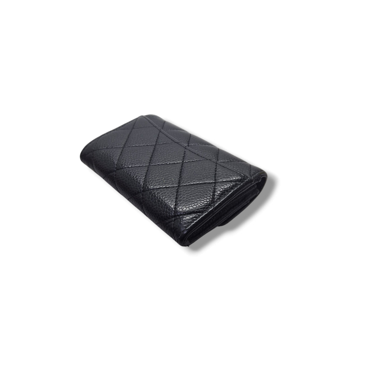Chanel Card Holder Classic Flap Caviar Ghw (Black)