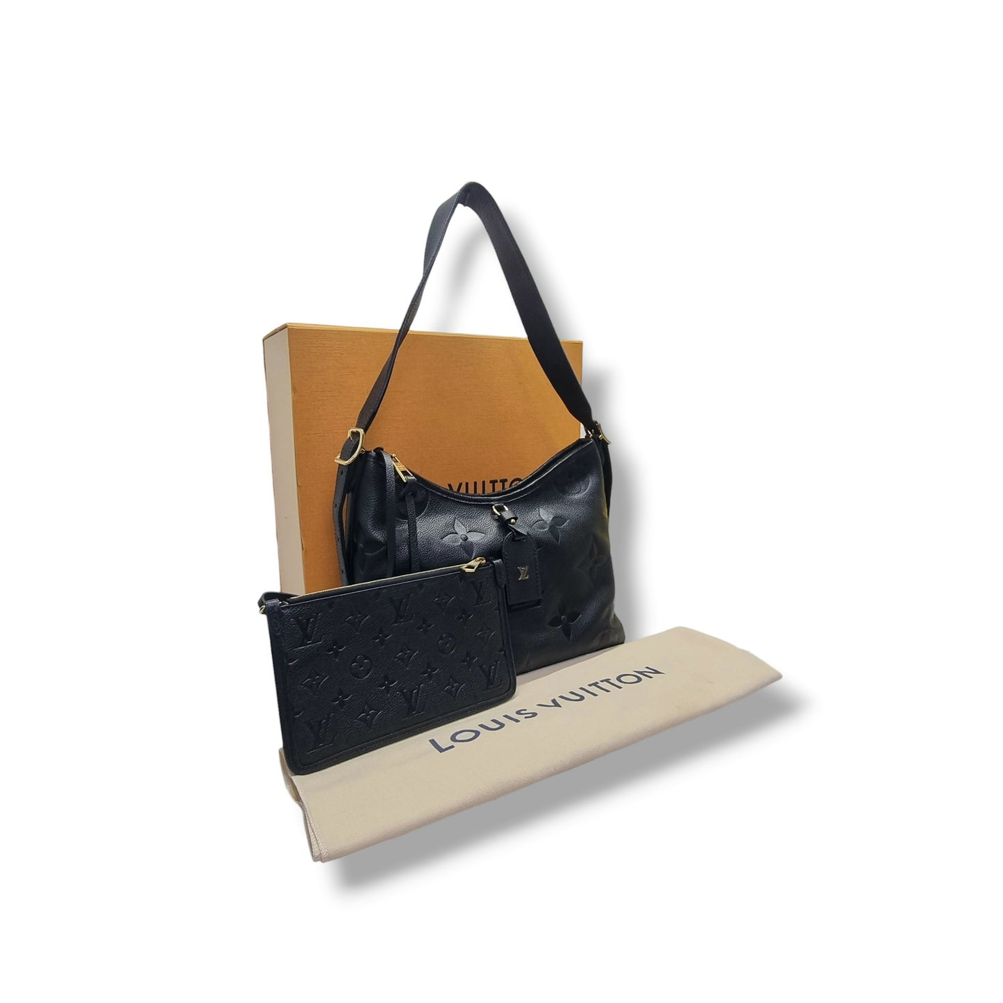 Louis Vuitton CarryAll PM Monogram Empriente Ghw (Black)