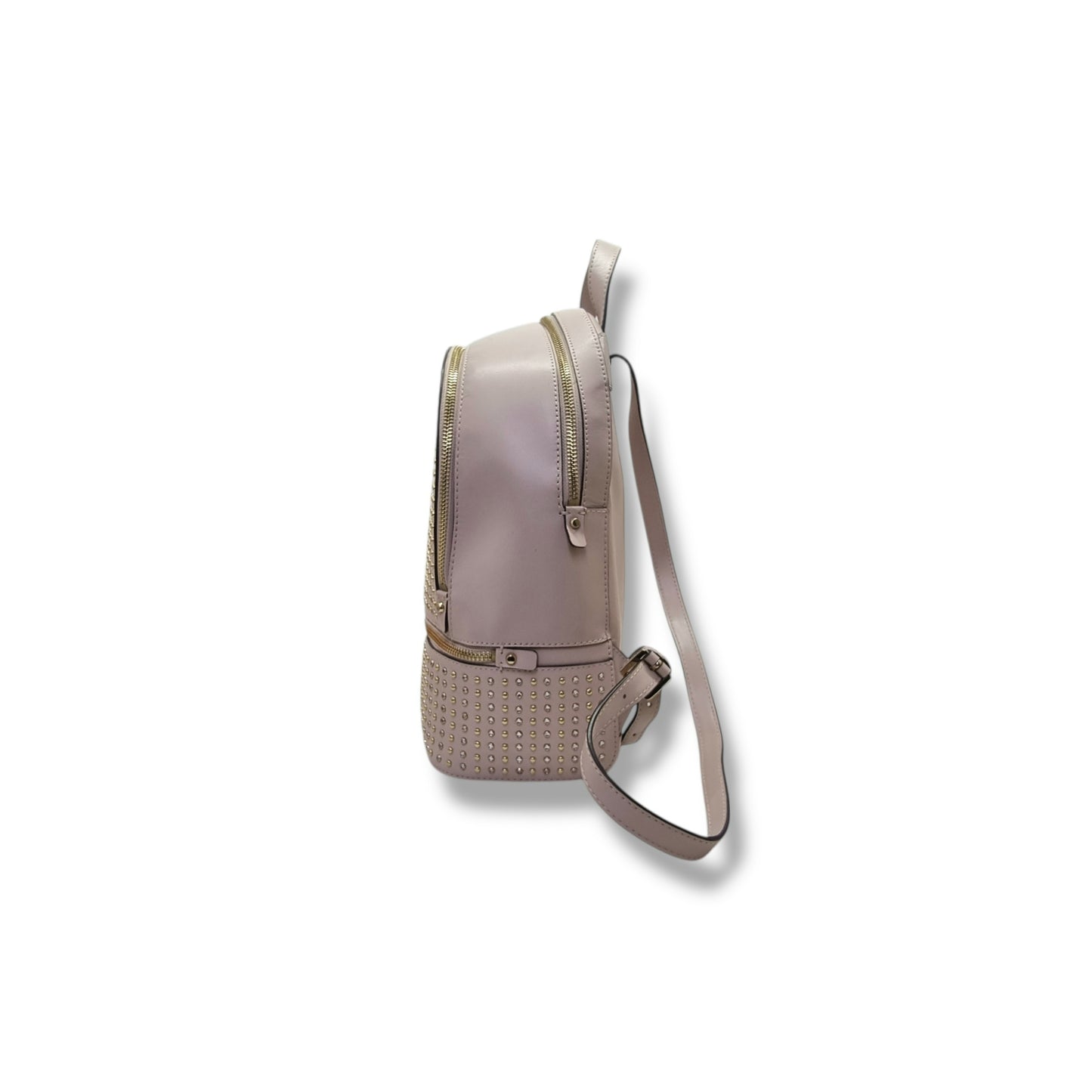 Micheal Kors Backpack Khea Studded Saffiano Leather Ghw (Pink )