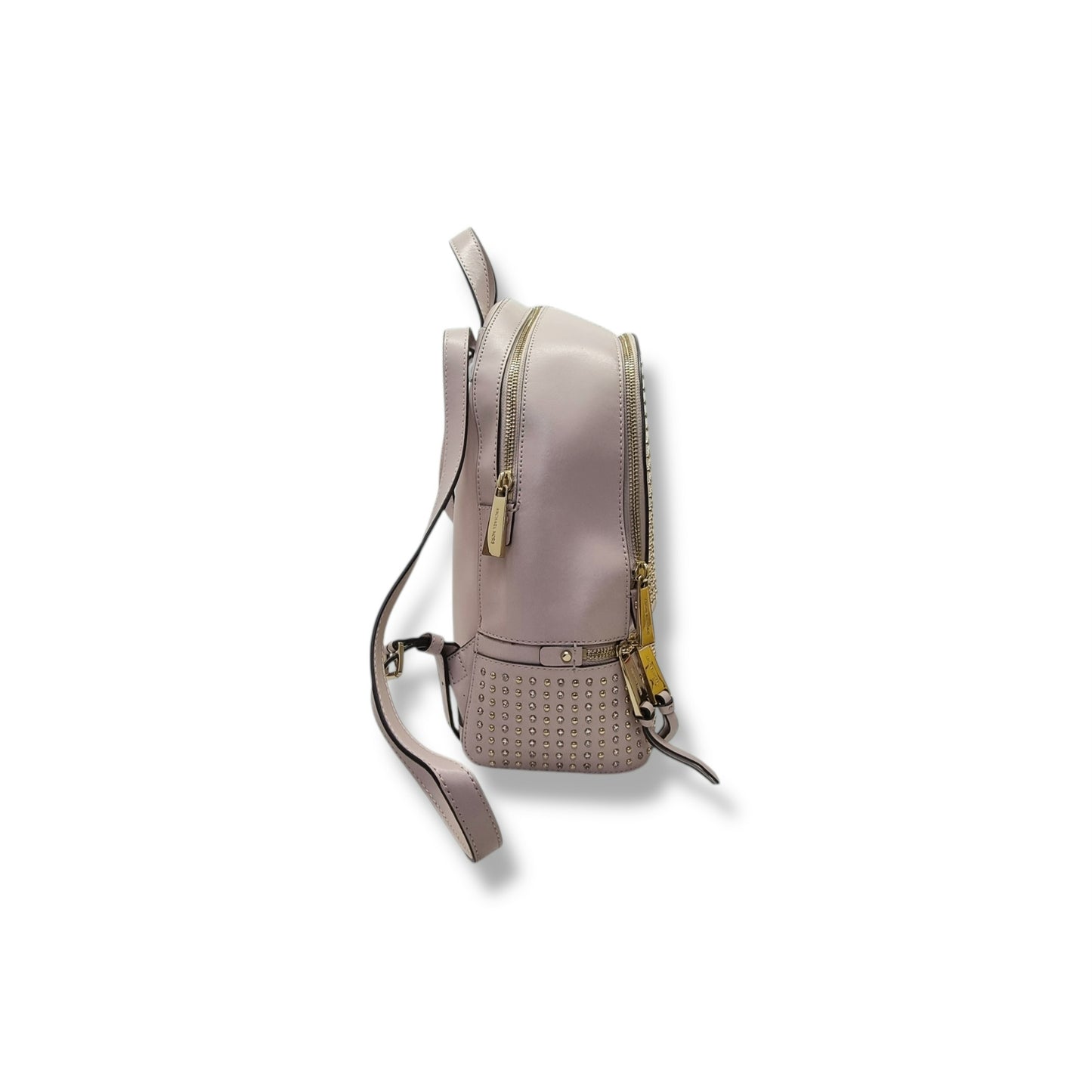 Micheal Kors Backpack Khea Studded Saffiano Leather Ghw (Pink )