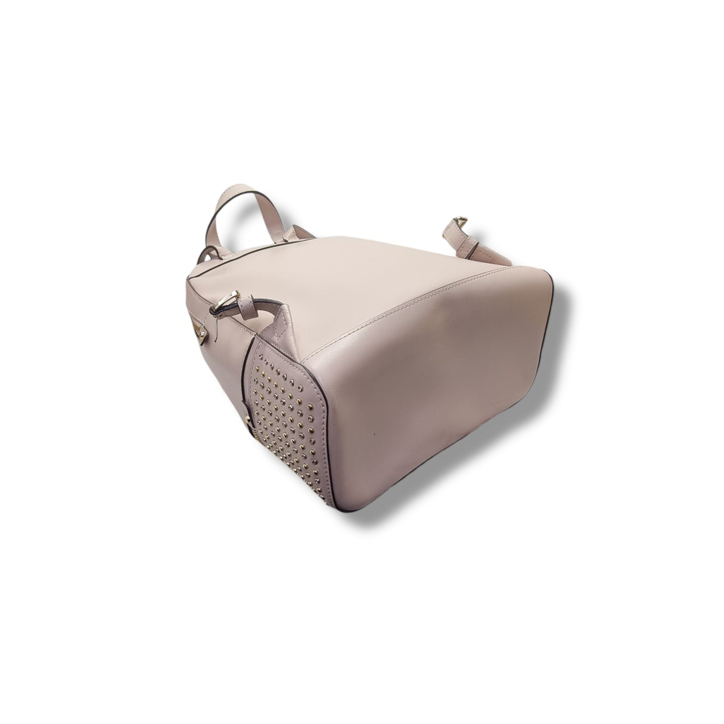 Micheal Kors Backpack Khea Studded Saffiano Leather Ghw (Pink )