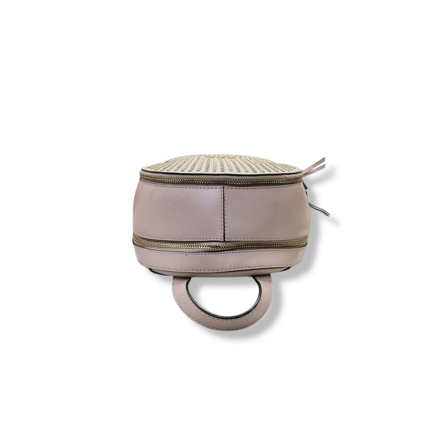 Micheal Kors Backpack Khea Studded Saffiano Leather Ghw (Pink )