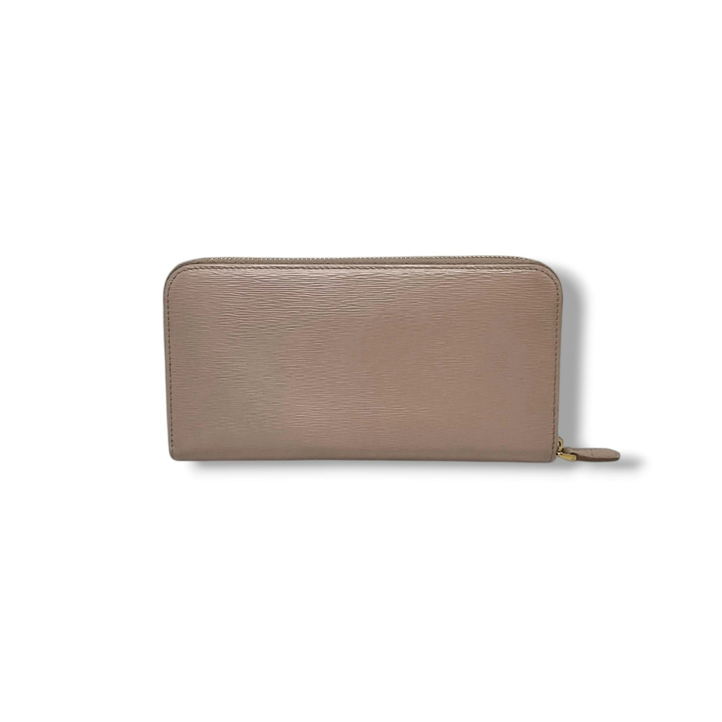 Prada 1ML506 Vitello Move Zippy Wallet Ghw (Beige)