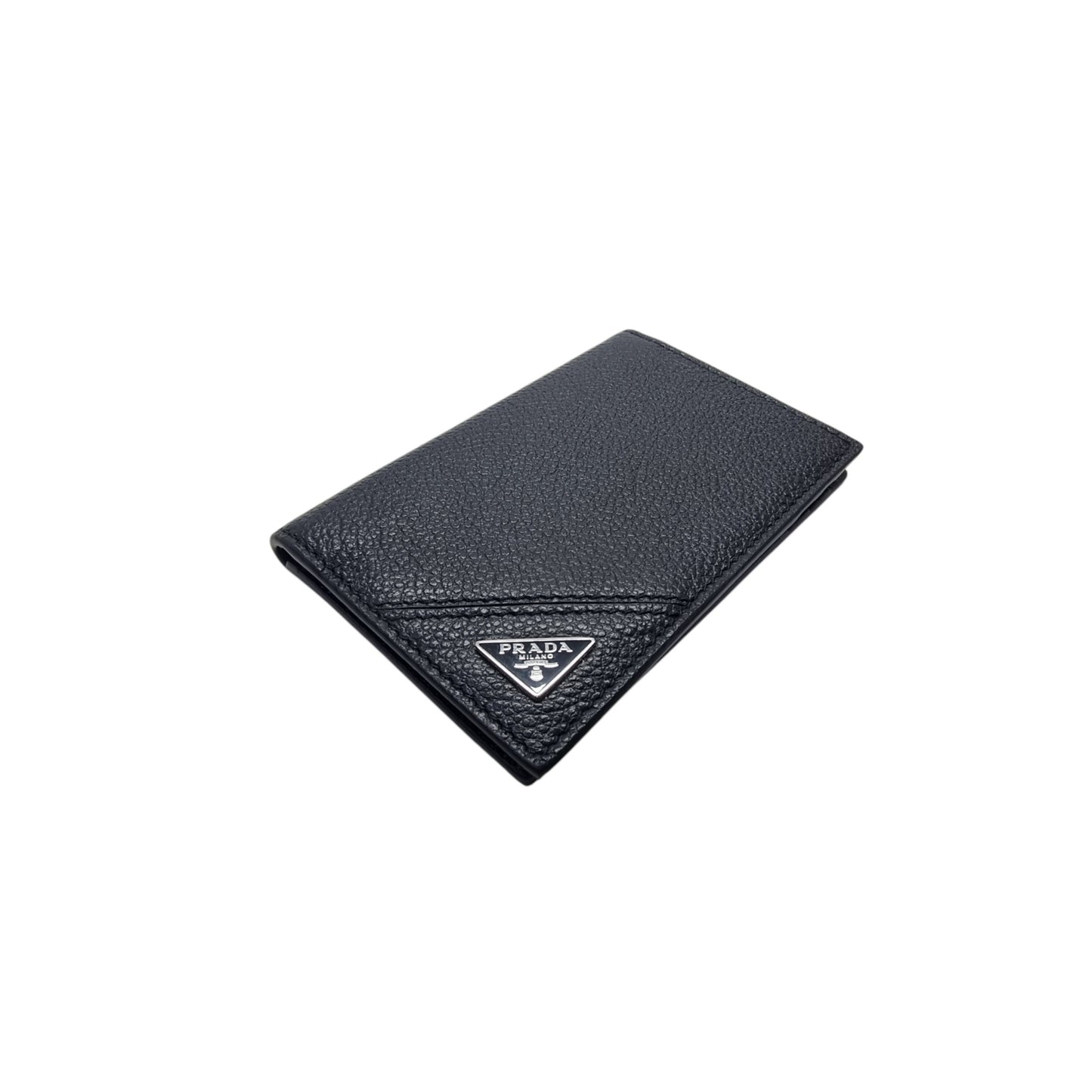 Prada 2MC101 Card Holder Vitello Micro Grain Leather (Black)