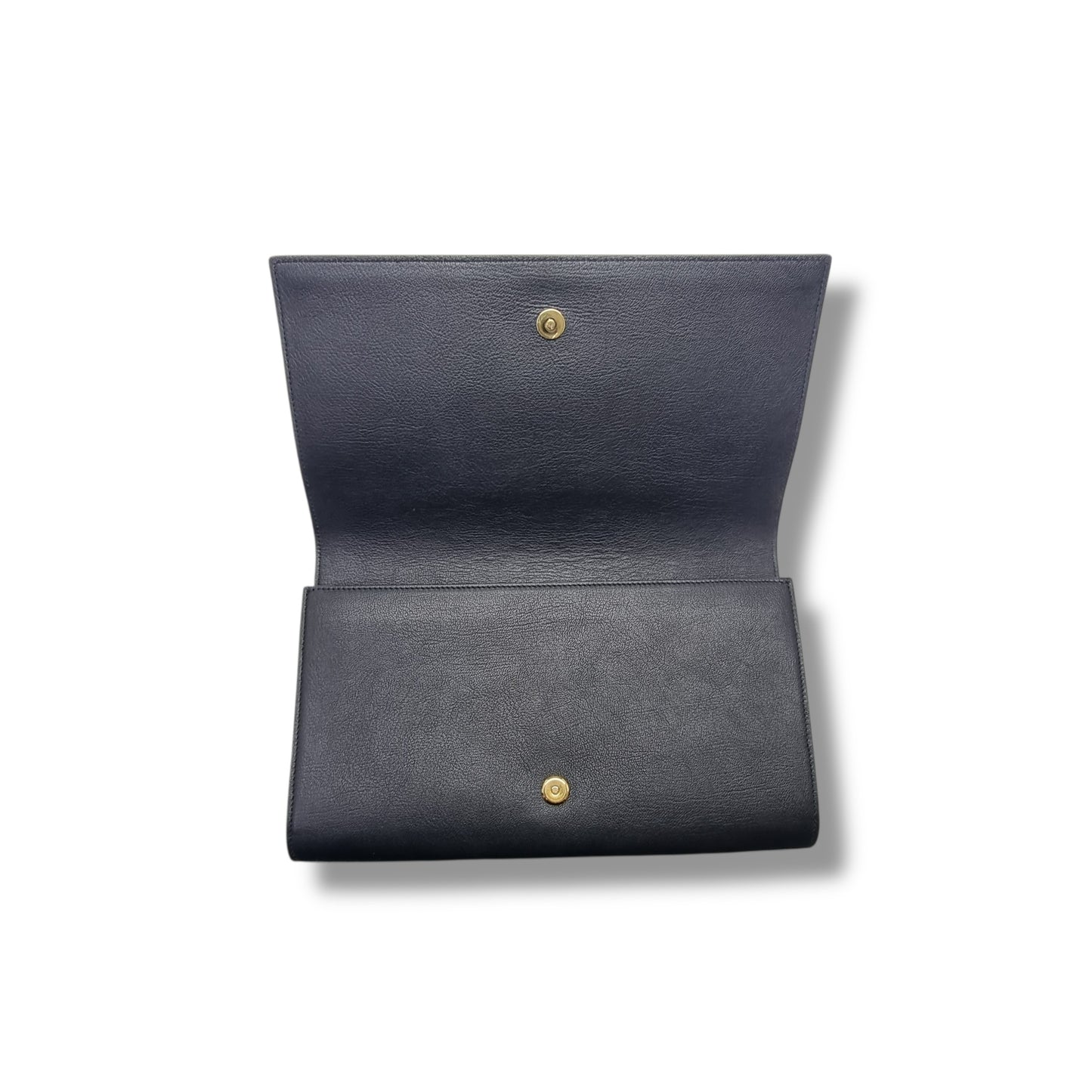 YSL Clutch Belle de Jour Large Leather Ghw (Black)