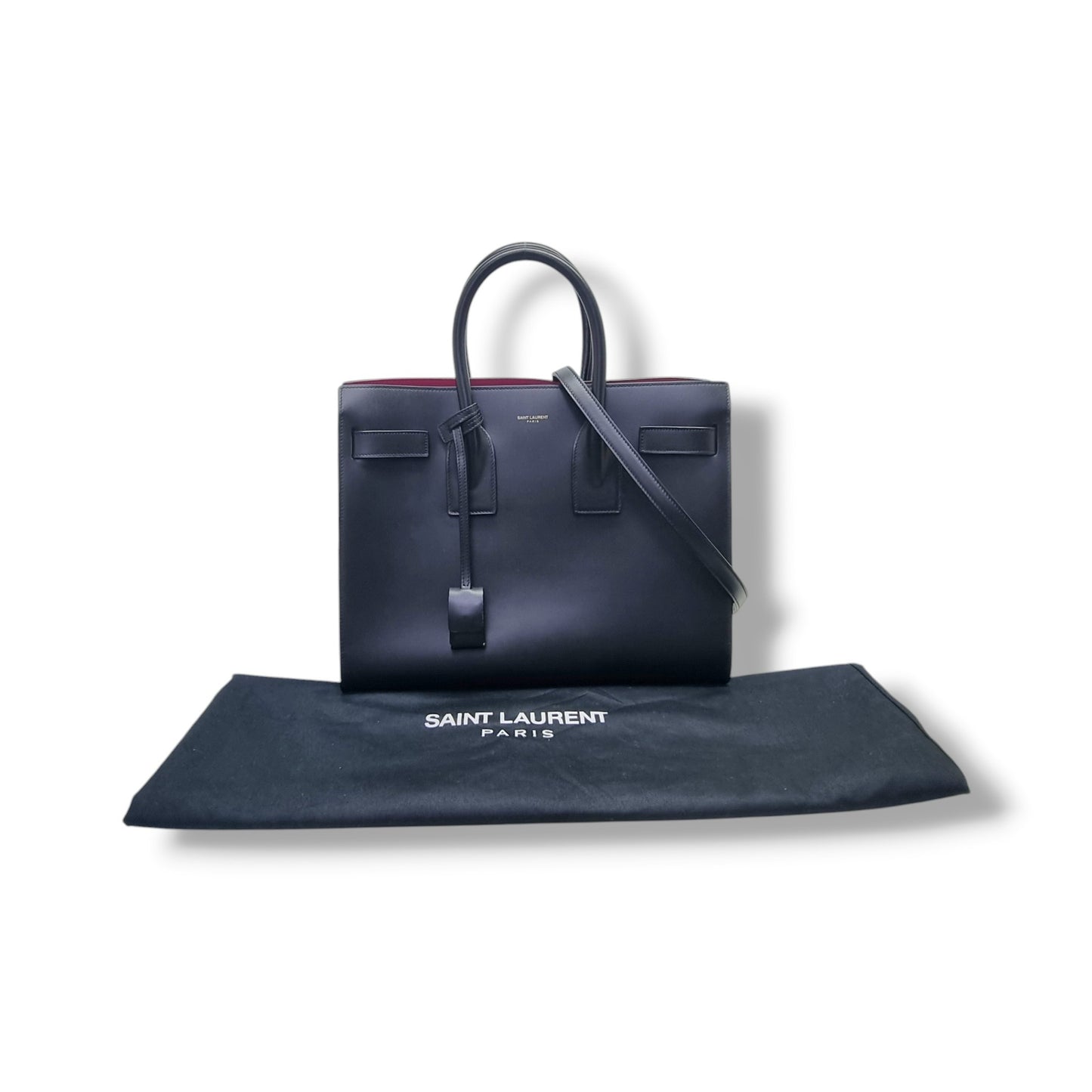 YSL Sac De Jour Smooth Leather Small Tote Bag Ghw (Black)