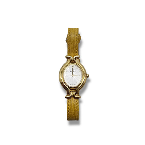 Fendi Vintage Wristband Watch Gold Plated (Yellow)