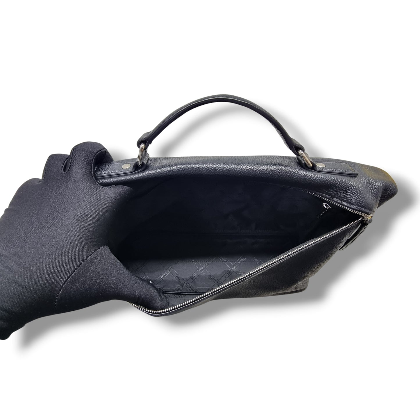 Longchamp Le Foulonne Brief case Shw (Black)