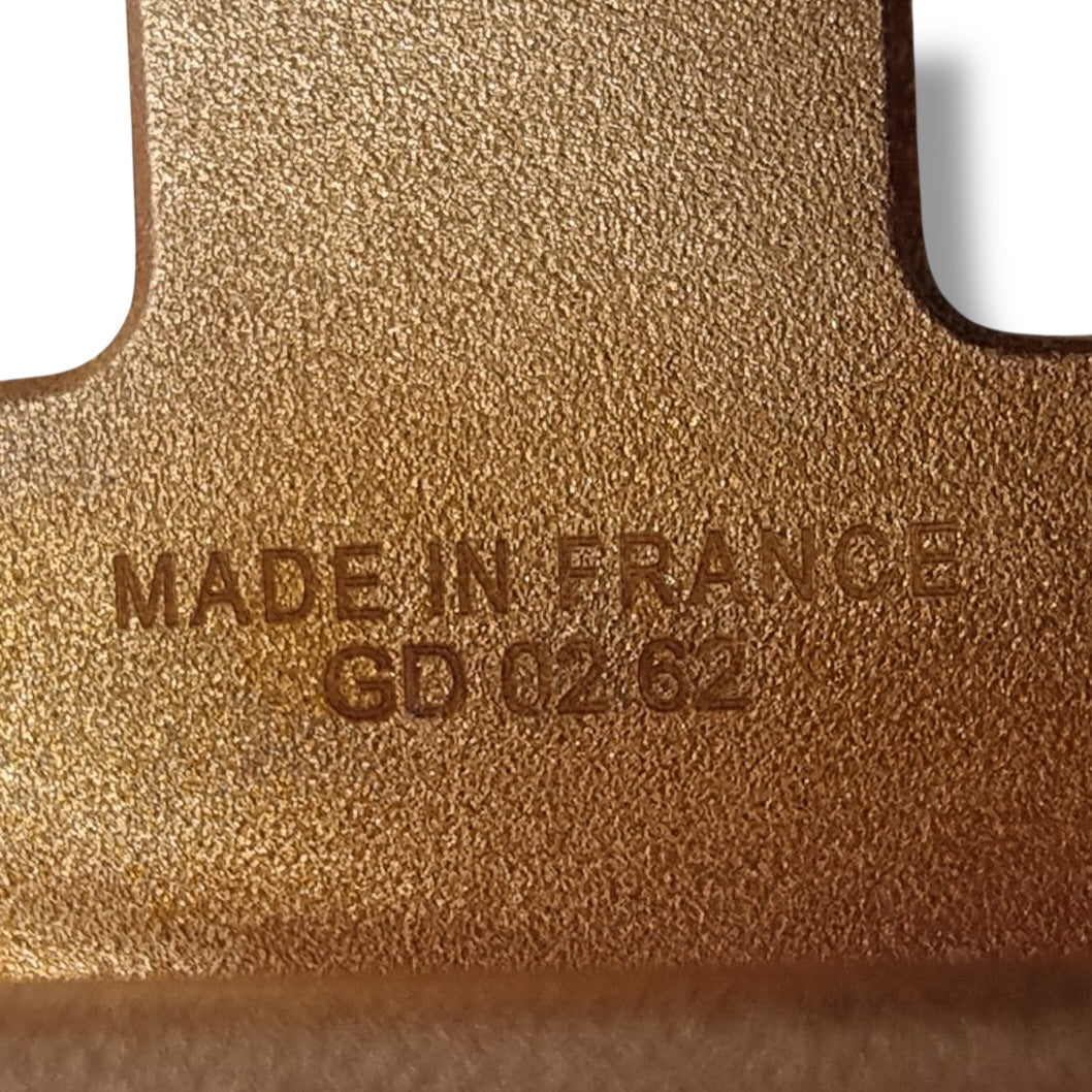 Hermes Constance Reversible Belt Leather Rhw (Black/Blue)