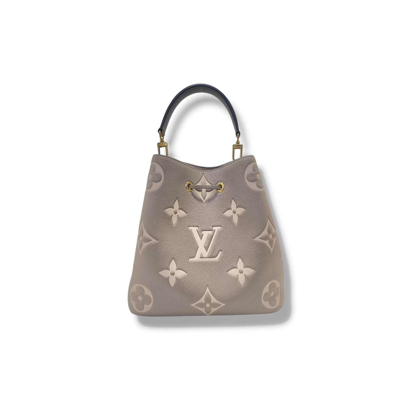 Louis Vuitton Neo Noe MM  Bicolour Monogram Empriente Leather Ghw( Tourterelle/Creme)