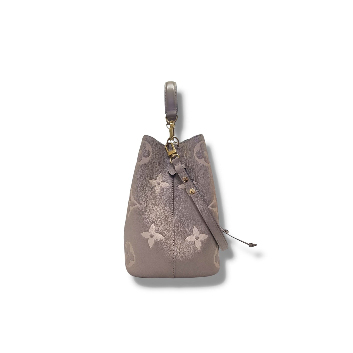 Louis Vuitton Neo Noe MM  Bicolour Monogram Empriente Leather Ghw( Tourterelle/Creme)