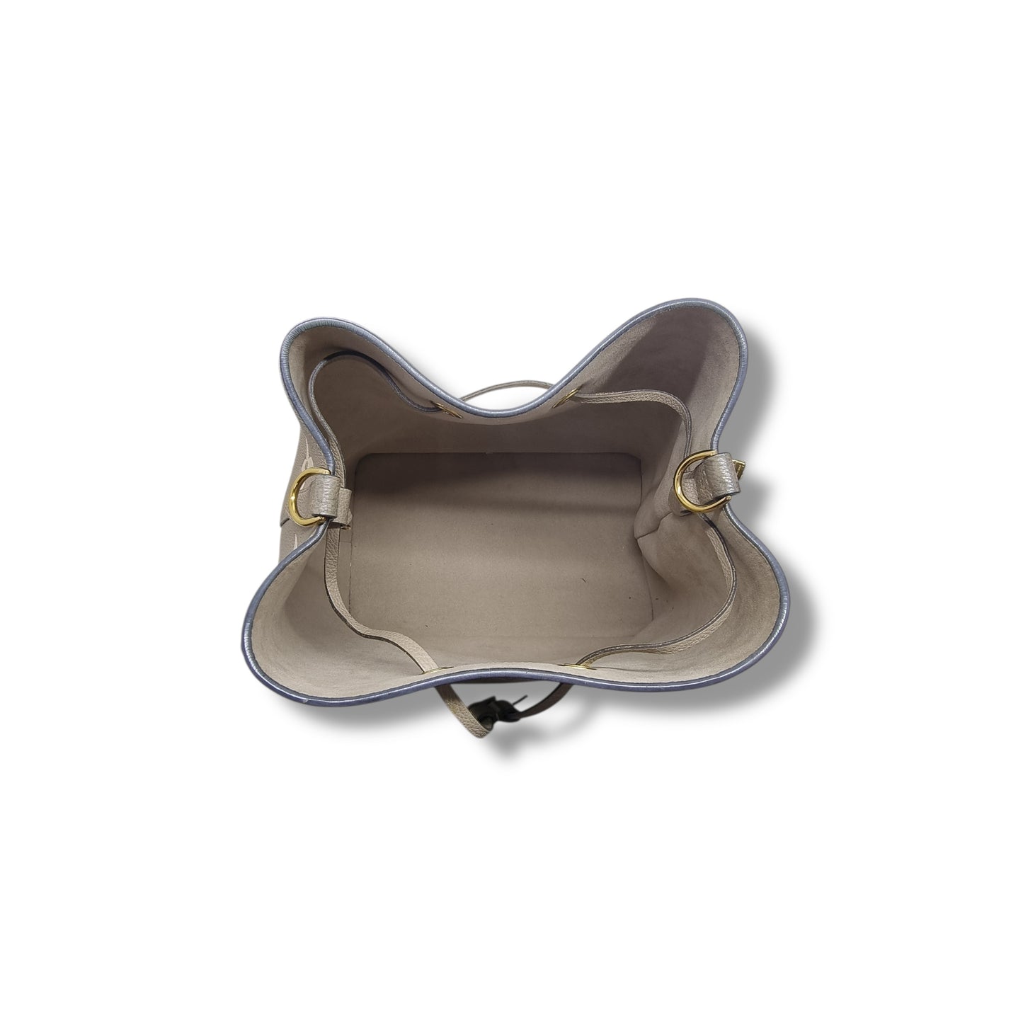 Louis Vuitton Neo Noe MM  Bicolour Monogram Empriente Leather Ghw( Tourterelle/Creme)