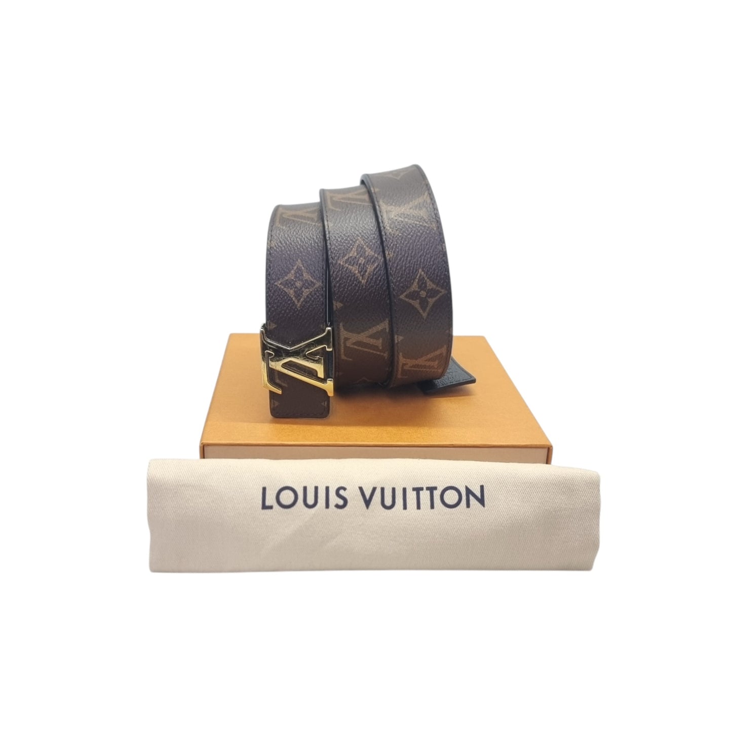 Louis Vuitton Belt 25 Mini Reversible Monogram Ghw