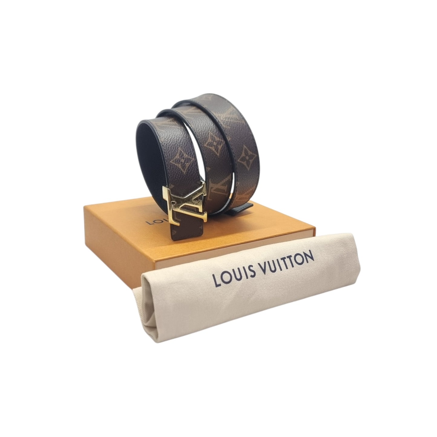 Louis Vuitton Belt 25 Mini Reversible Monogram Ghw