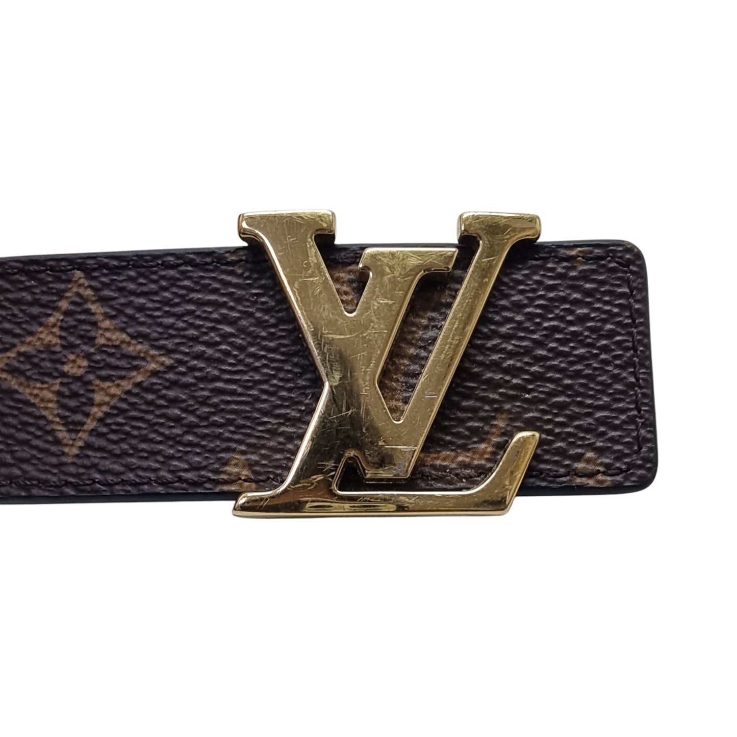 Louis Vuitton Belt 25 Mini Reversible Monogram Ghw