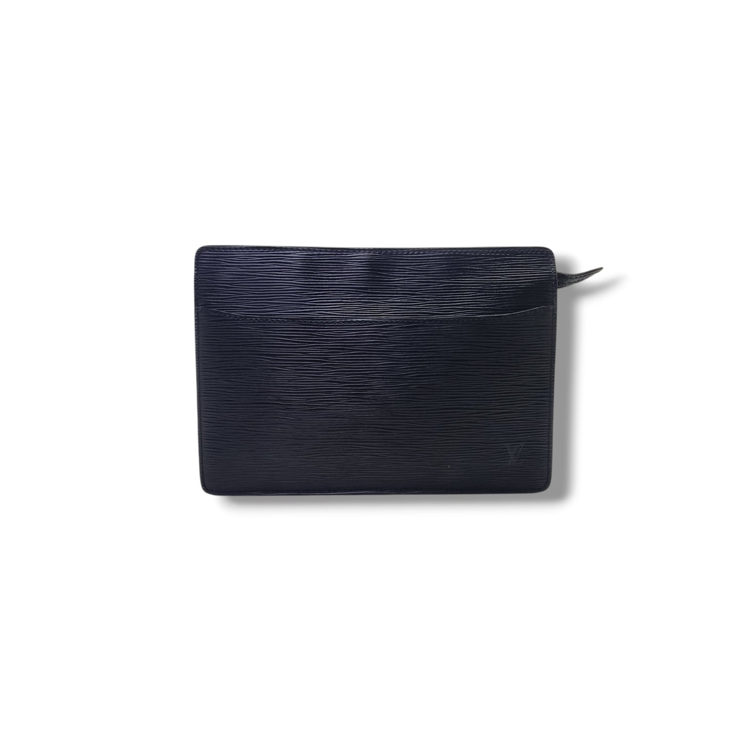 Louis Vuitton Pochette Homme Clutch Epi Ghw (Black)