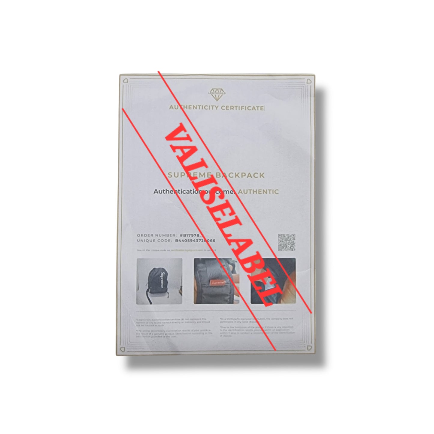 Supreme Nylon Backpack (Black)