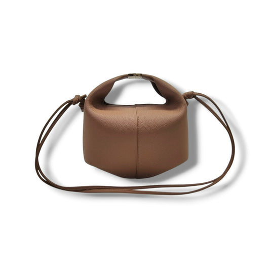 Polene Beri Grain Spanish Calfskin Crossbody Ghw (Camel)