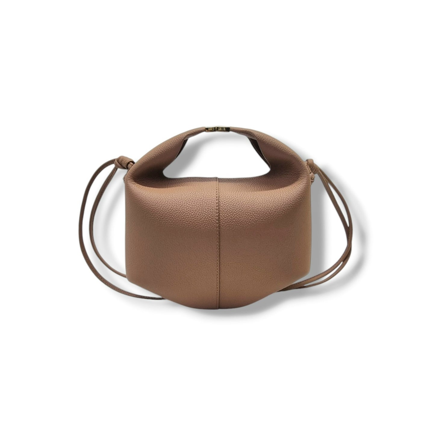 Polene Beri Grain Spanish Calfskin Crossbody Ghw (Camel)