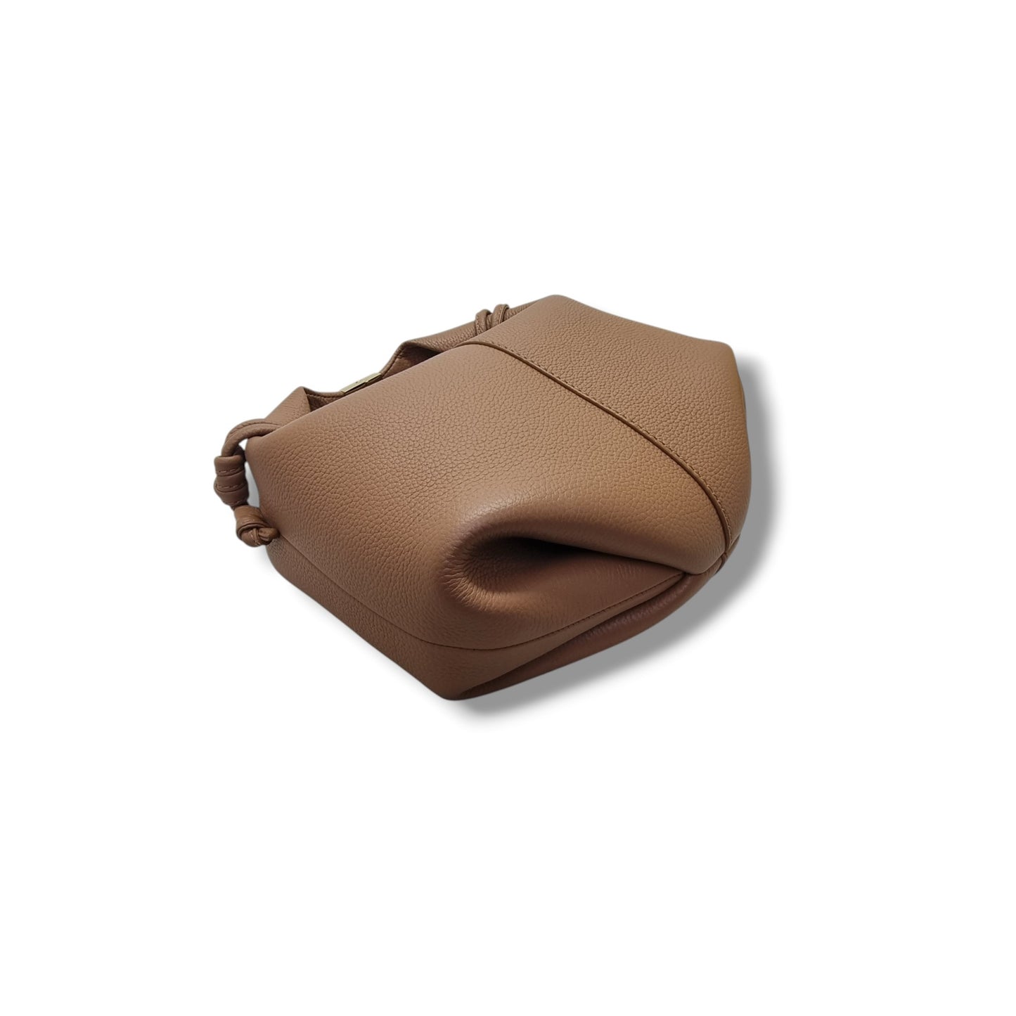 Polene Beri Grain Spanish Calfskin Crossbody Ghw (Camel)