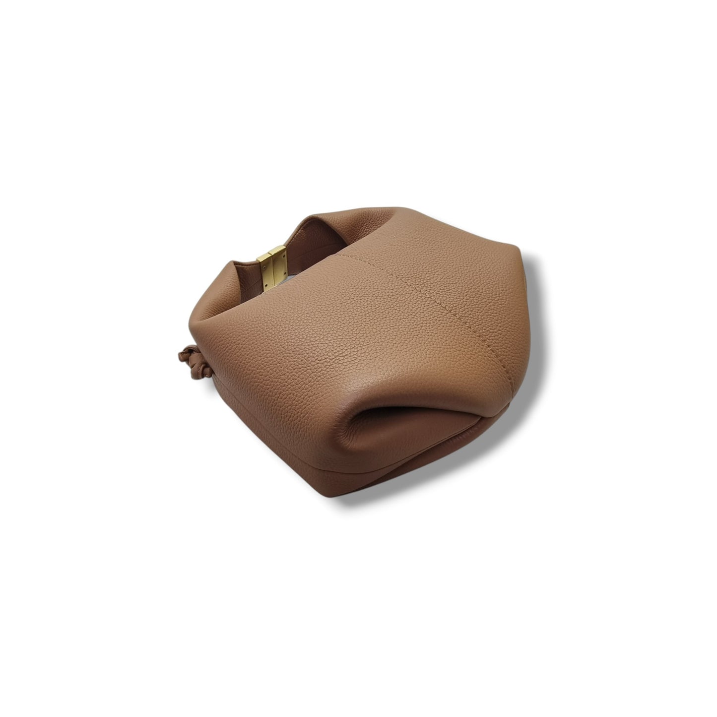 Polene Beri Grain Spanish Calfskin Crossbody Ghw (Camel)