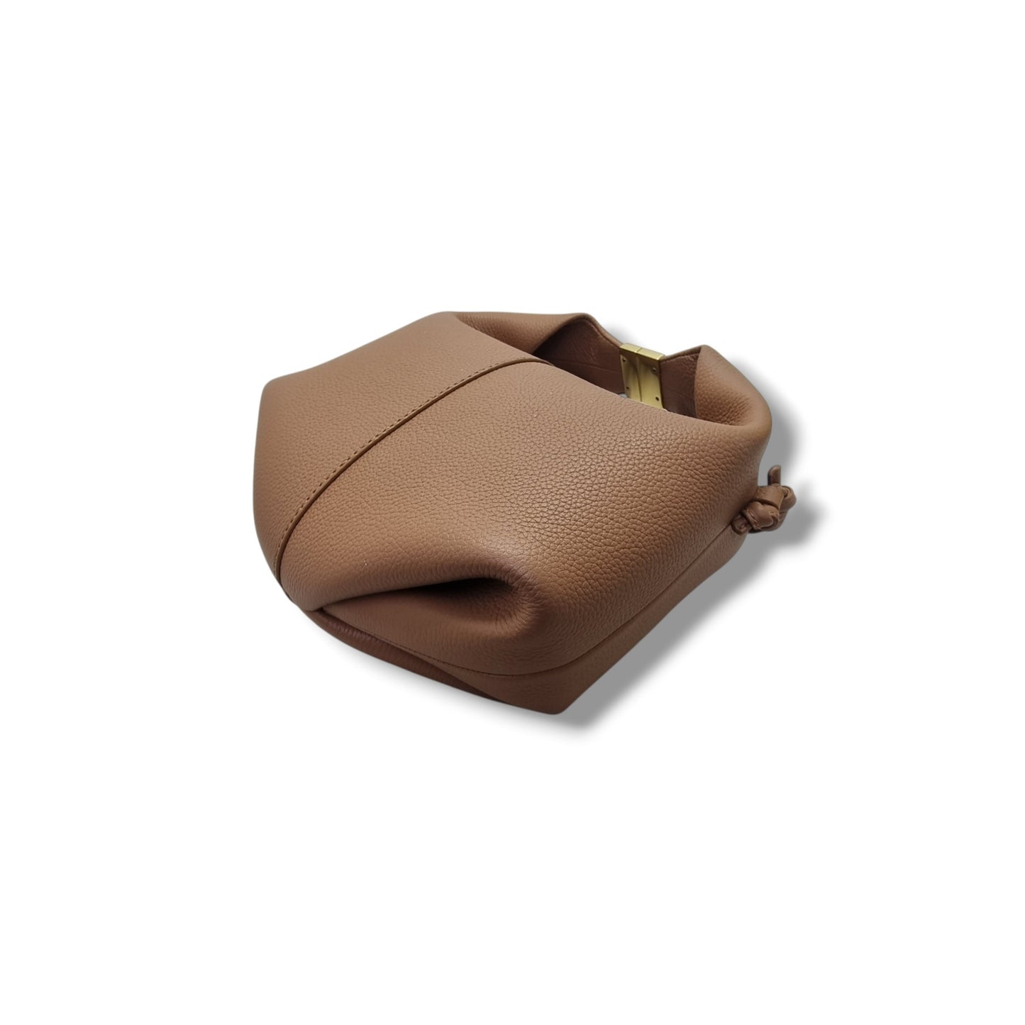 Polene Beri Grain Spanish Calfskin Crossbody Ghw (Camel)